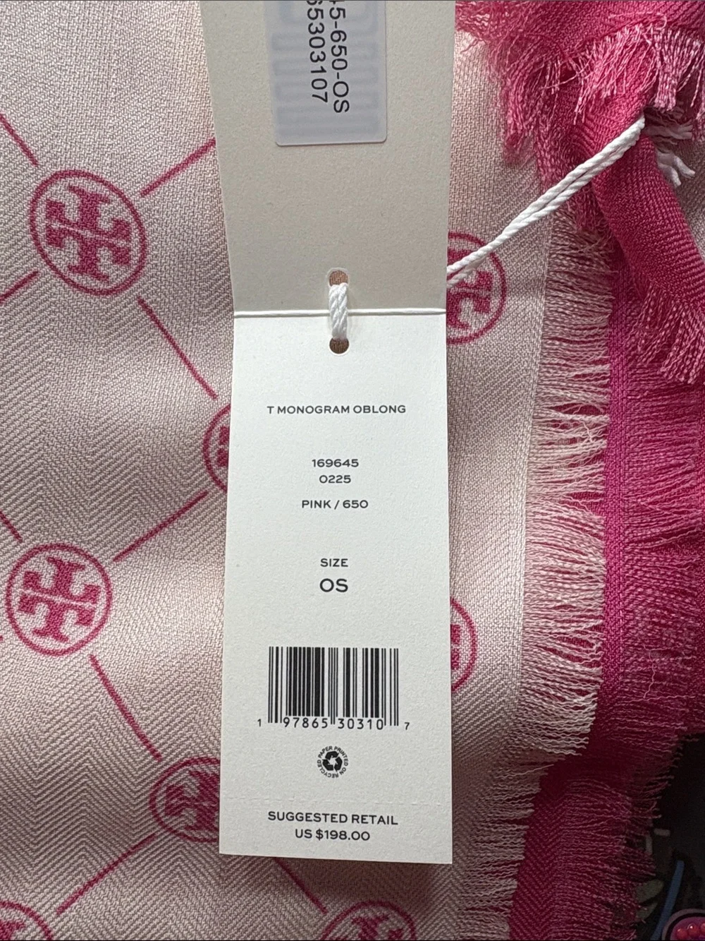 Tory Burch lightweight scarf new with tags